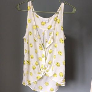 Smiley face tank top